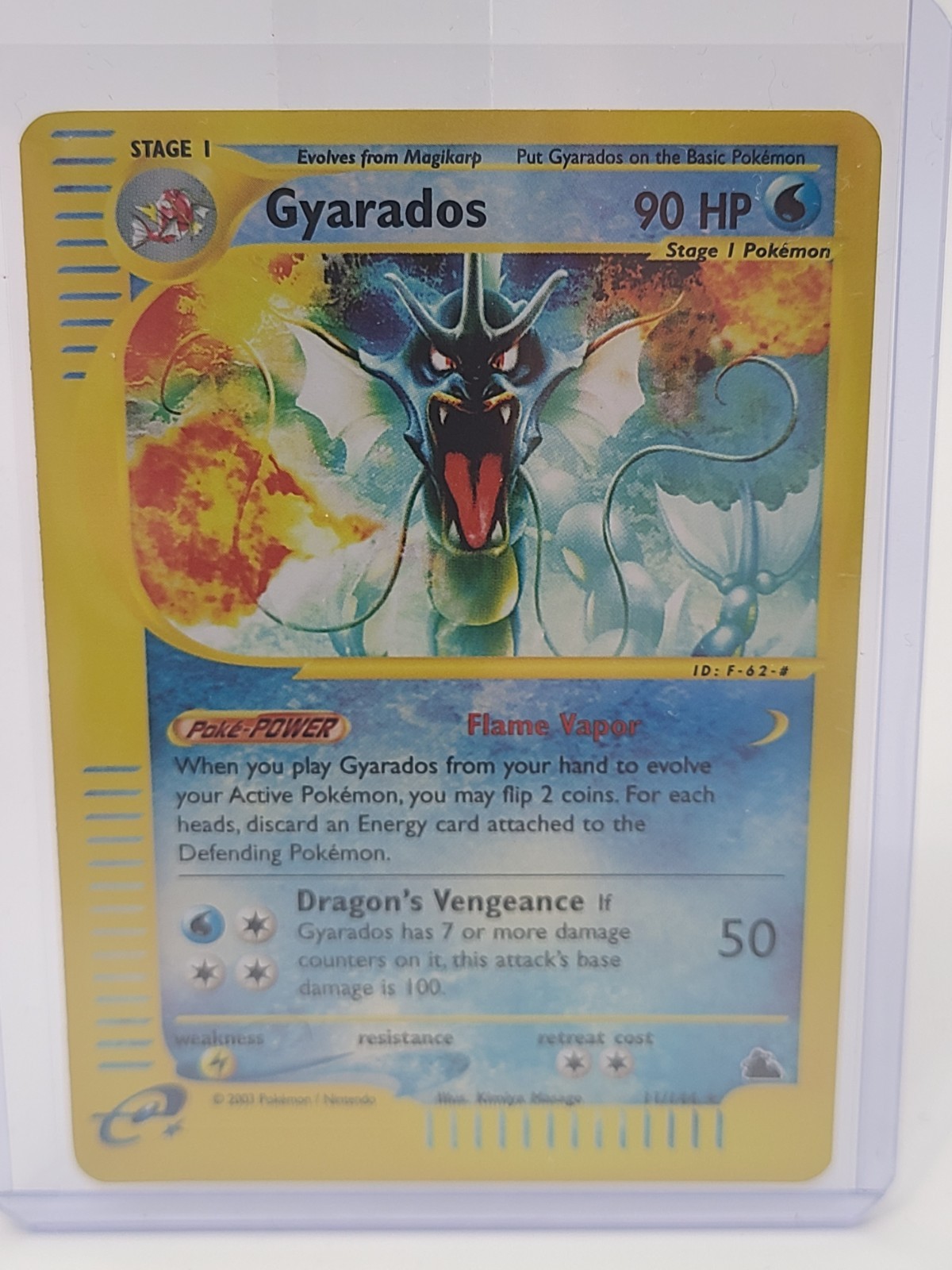 Pokémon Gyarados TCG Card 11/144 Skyridge Reverse Holo English (NM)