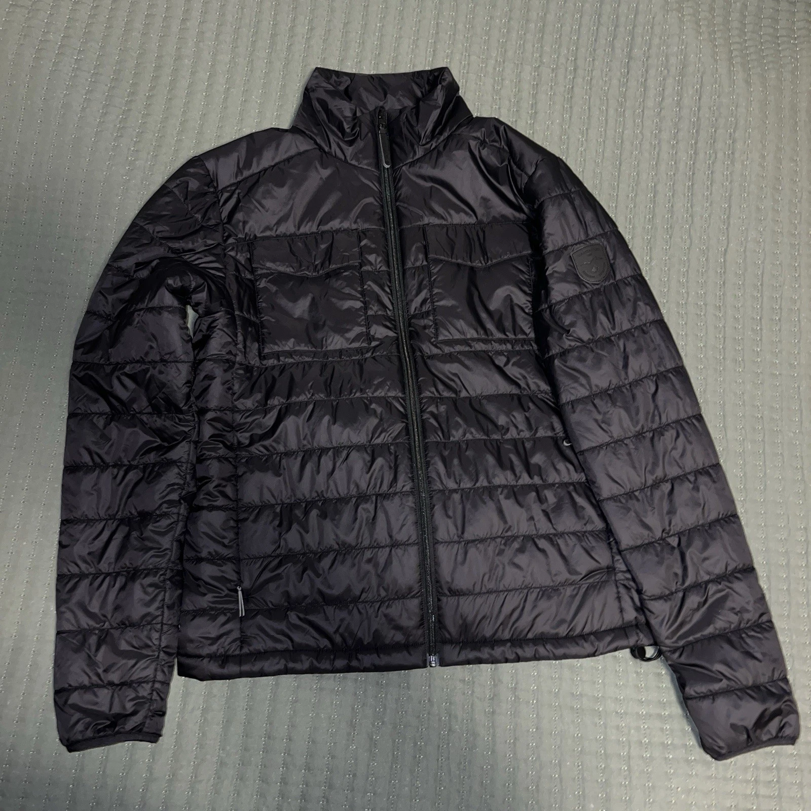 QUARTZ CO. Thomas Men’s Down Black Jacket Lightweight Size L RETAIL $250