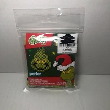 The Grinch Dr. Seuss Perler Beads 227pc Fused Bead Kit, Crafts Kids Christmas