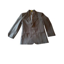 Van Heusen Blazer Black Boys 14 Regular 3-Button Single Breasted Suit Jacket