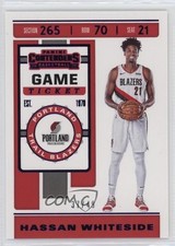 2019-20 Panini Contenders Game Ticket Purple /49 Hassan Whiteside #36 11pj