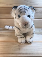 Wild Republic White Tiger Plush Large 12" Sitting 2013 K M International Flaw