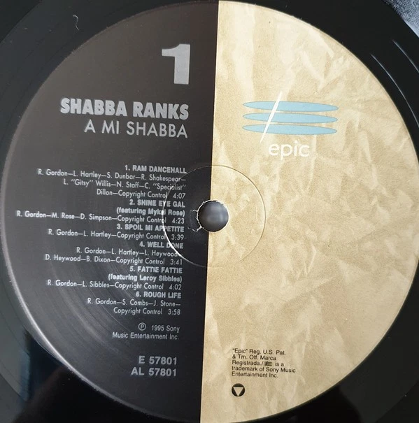 Shabba Ranks - A Mi Shabba (LP, Album) (Mint (M)) - 3846187618 Foto 3 de 4