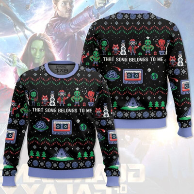 That Song Belongs To Me Guardians Of The Galaxy Ugly Christmas Sweater