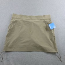 Columbia Skort Womens XL Khaki Anytime Casual Omni Shield Omni Shade UPF 50