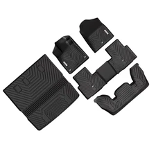 5Pcs Floor Mats + Trunk Cargo Liner for 2023- 2025 Honda Pilot All Weather TPE
