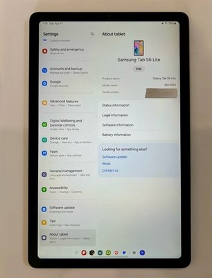 Samsung Galaxy Tab S6 Lite 64GB Wi-Fi 10.4in Tablet Black Used