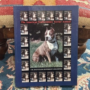 1999 American Staffordshire Terrier Annual Hoflin Publishing Water Damage