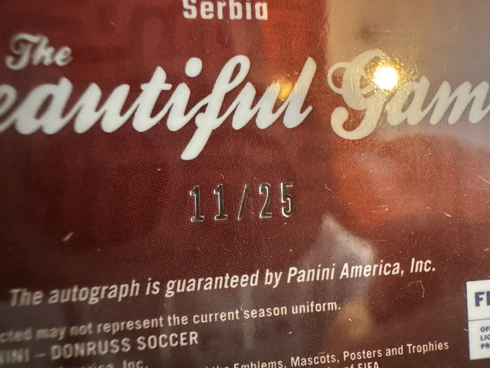 Panini Donruss The Beautiful Game Sergei Milinkovic-savic /25 Dragon Scale Auto - Image 3 of 3