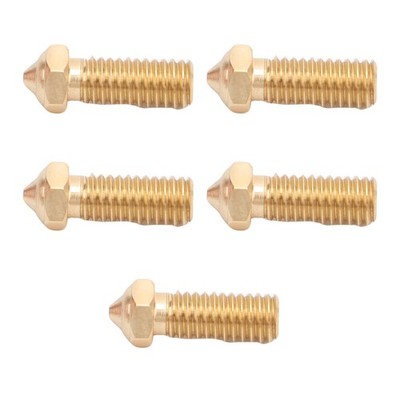 5Pcs 3D-Drucker Extruder-Düsen Fit Für QiDi Tech X Plus 3 Messing Kit 0 6 Mm