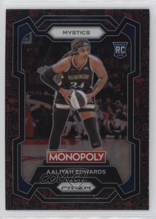 2024 Panini Prizm Monopoly WNBA Classic Icons Red Prizm Aaliyah Edwards #13 uk2
