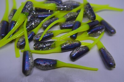 Southern Pro Hot Grubs Southern Pro Stinger Shad 2 Grub Lures - 25-Pack, Pink Panther Color (SS28) Shad Lures - Foto 6