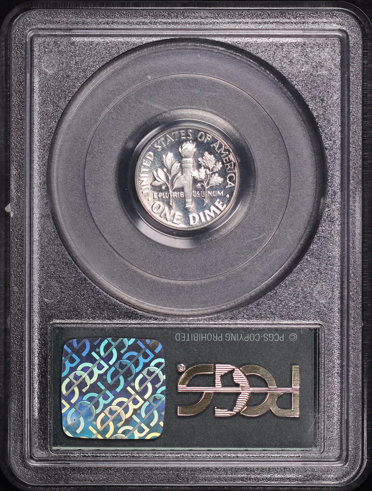 1964 Roosevelt Dime PCGS PR-68 CAM Old Green Holder - Image 2 of 2