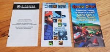 Mario Kart Double Dash Nintendo Power GameCube NO Game or Manual - INSERTS ONLY 