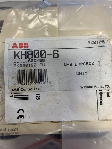 ABB SK828100-AV Betriebsspule EHRC800-6 neu werkseitig versiegelter Beutel - Bild 4 von 5