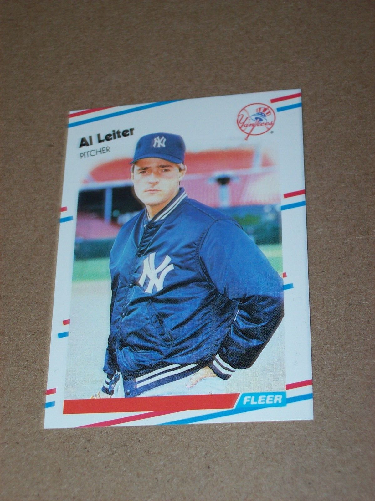 1988 Fleer update baseball Al Leiter Rookie card #U-49 SET BREAK