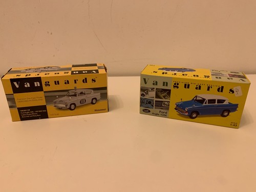 LOT 2x Vanguards Ford Anglia 105E VA00116 and Ford Anglia 105E RAC Rally VA00129