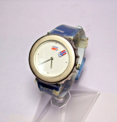 Rare Pepsi Bottlecap Watch w/ Rotating Pepsi Can Great 80s  display picture 3