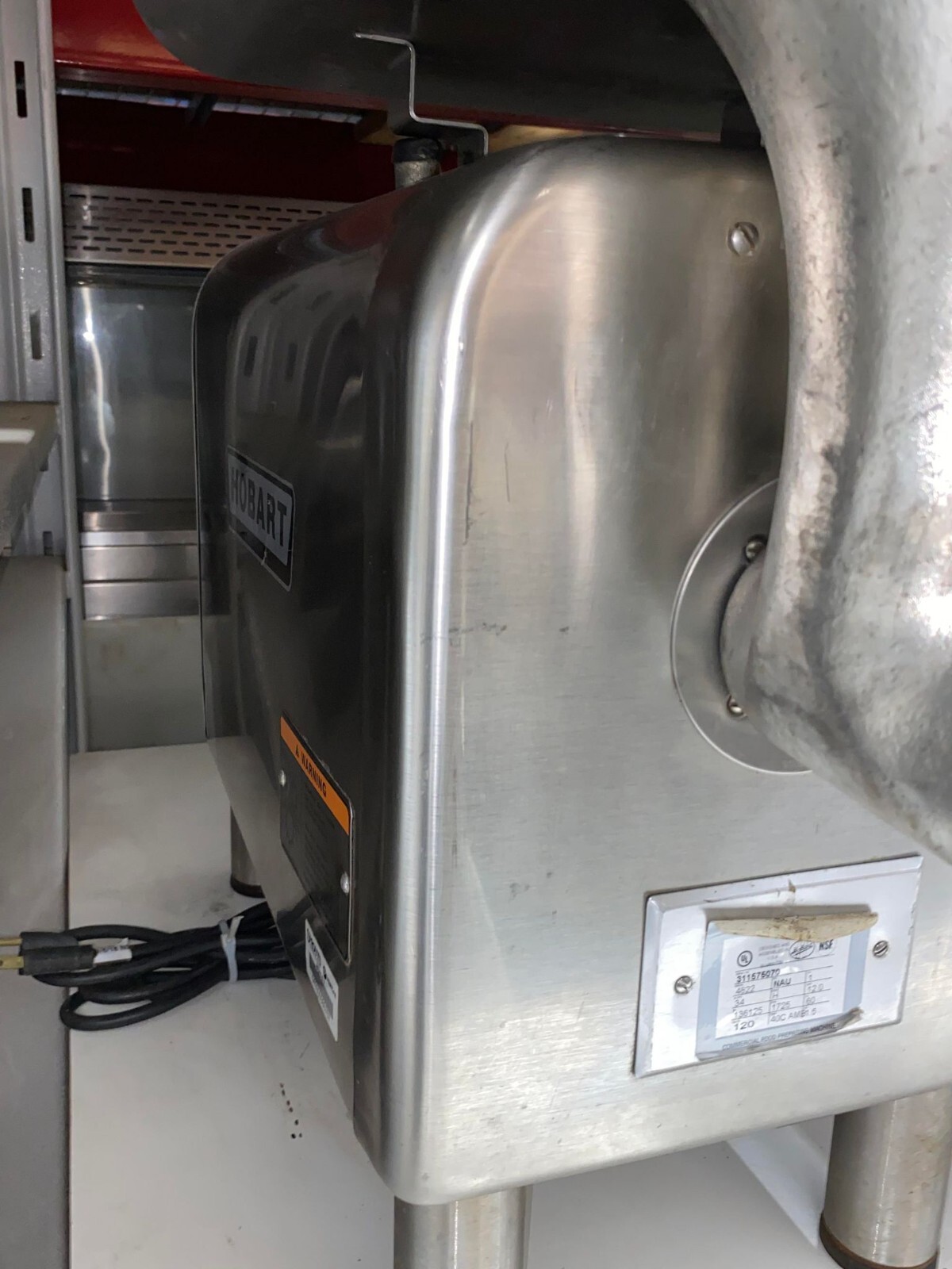 Hobart "2018" 4822 Meat Grinder 22 head with stainless steel feed