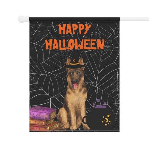 Deutscher Schäferhund Halloween Hund Kostüm Garten Flagge/Schild - 2 Größen - kostenloser Versand - Bild 3 von 11