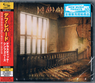 Def Leppard/Royal Philharmonic Orch. NEW CD(SHM-CD) Drastic Symphonies Japan OBI