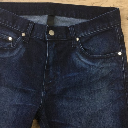 Nobody Slim Straight SIze 30 Men's Jeans Raw Hem Measures W32 L30 R10 (BZ16) - Imagen 5 de 12