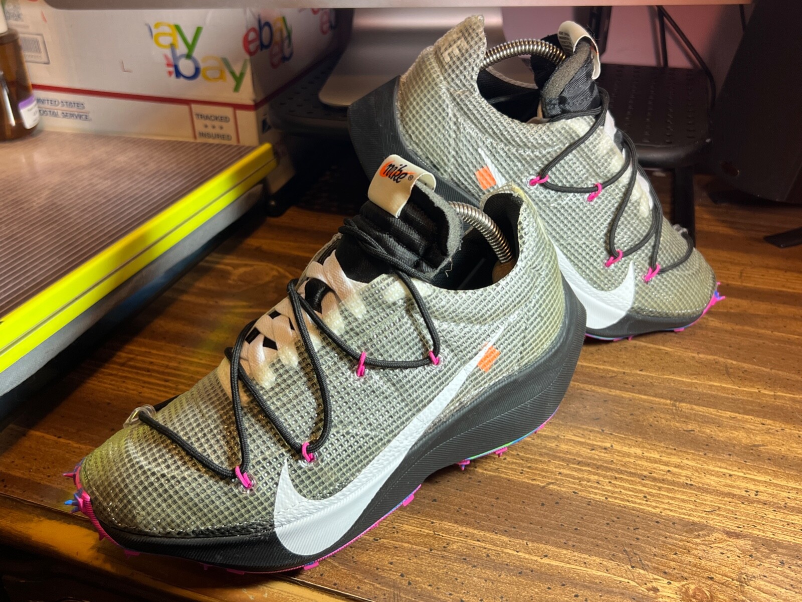 OFF WHITE X NIKE Nike™ Off White X Wmns Vapor Street 'Laser Fucsia' CD8178 001 Wmn taglia 8 5 usate in ottime condizioni