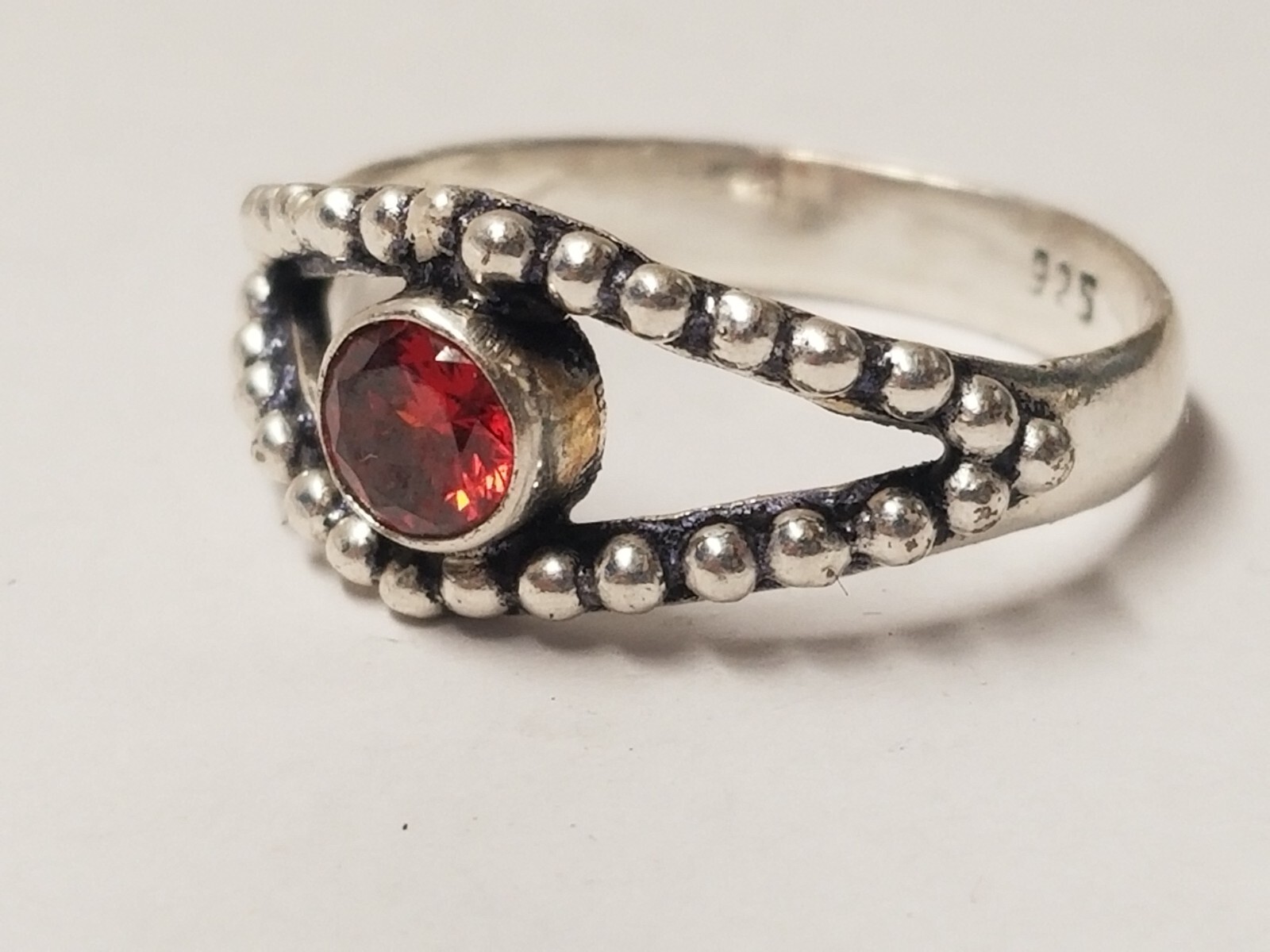 Ruby Gemstone Solid 925 Sterling Silver Ring sz 9… - image 2