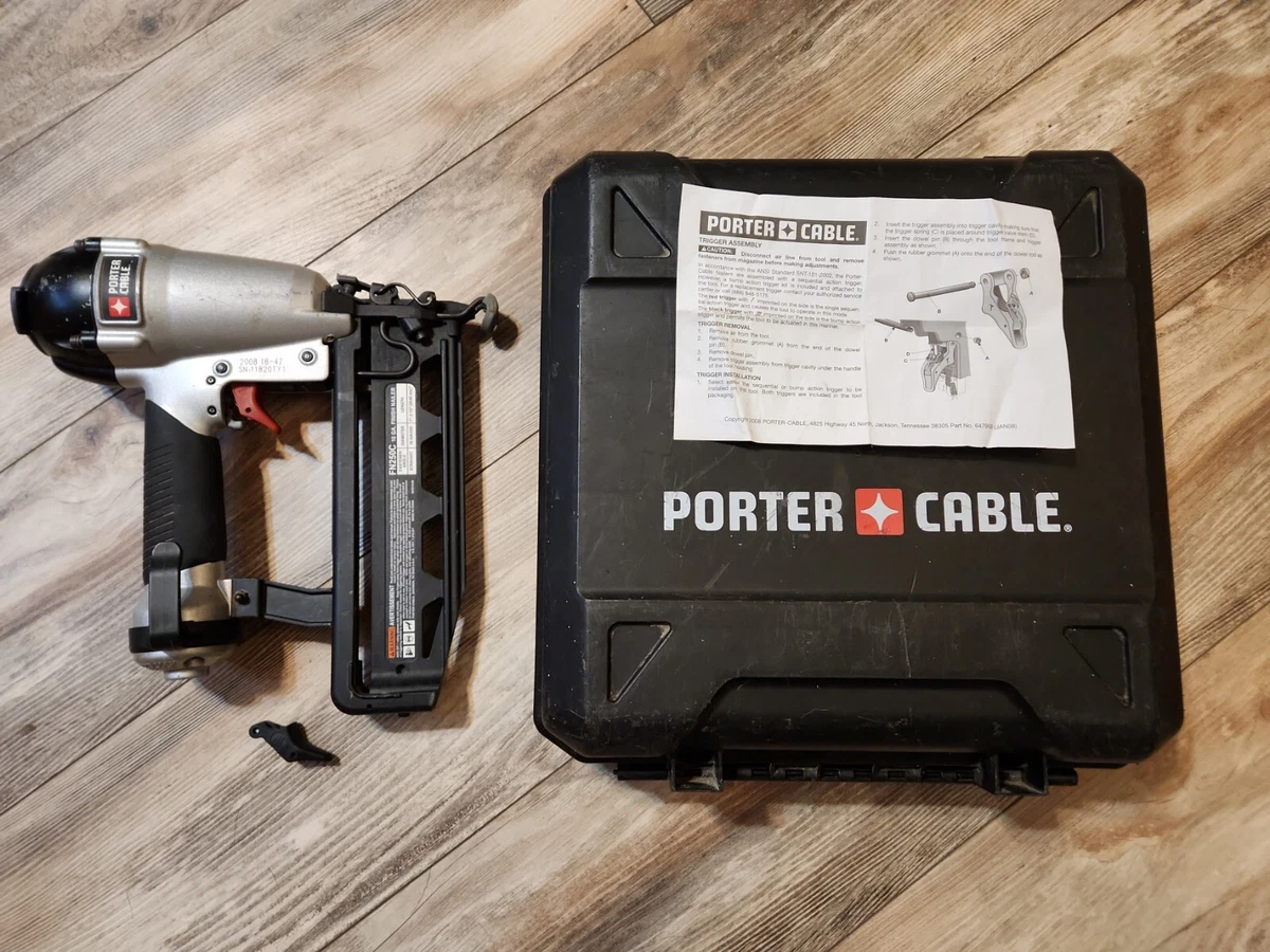 Porter Cable FN250C Pneumatic 16 GA 1 2 1 2 Straight Air Gun Finish Nailer