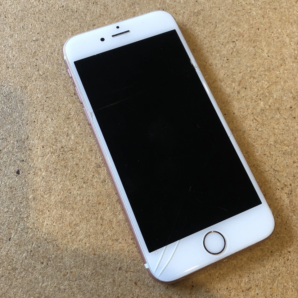 Apple iPhone 6S 16GB Rose Gold Rogers Carrier Locked *Works Crack Screen* BH 95% - Image 2 of 4