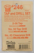 Kadee  246 2-56 Tap  Drill Set -- Includes Tap and 50  43 Drills 