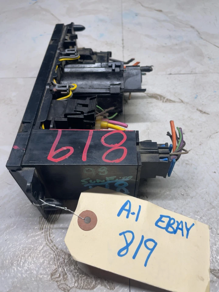 1998-1999 PONTIAC SUNFIRE Aquecedor A/C Controle Clima Controle de Temperatura OEM - Imagem 2 de 4