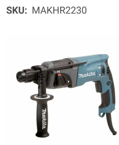 Makita 710W 22mm Rotary Hammer Drill HR2230 $389+ C/CASE DRILL BITS NEW FREEPOST - Picture 2 of 9