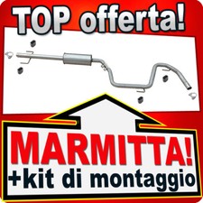 Silenziatore Centrale per ALFA ROMEO 159 1.8 MPi 1.9 JTS Marmitta