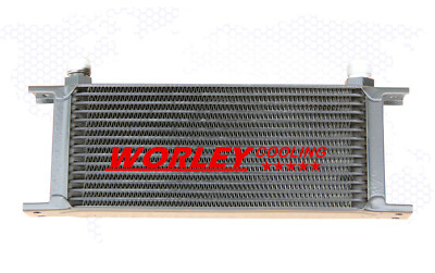 Universal 15 Row AN10 Engine 248MM Transmission Aluminum Oil Cooler SILVER new