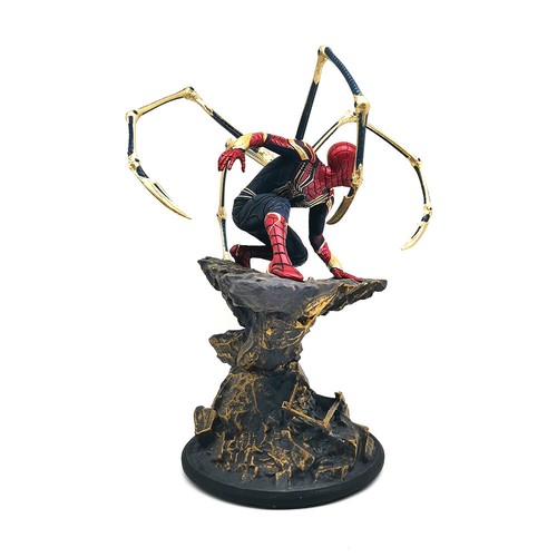Spider-Man: No Way Home Iron Spider-Man Figure 30 cm Marvel Statue Toys Boxed - Picture 7 of 13