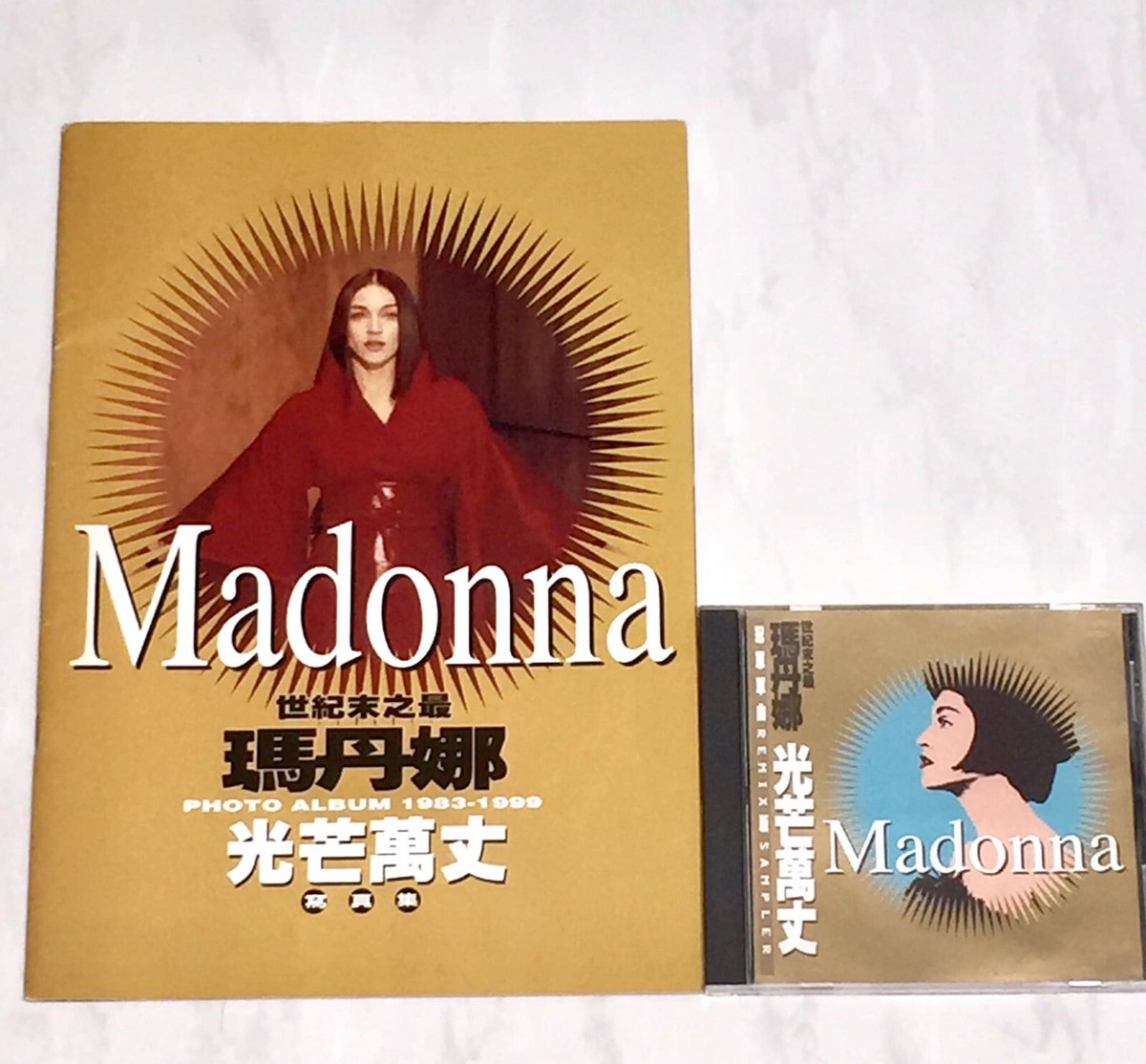 MADONNA パンフレット Madonna 2000 Music Taiwan Limited Edition Deluxe Box CD +