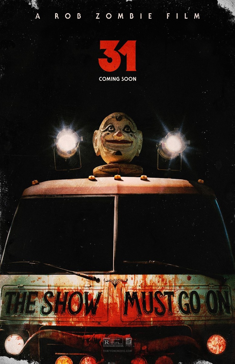 ロブ・ゾンビ　「31」 劇場パンフレット 31 movie poster (b) - Rob Zombie poster - 11 x 17 inches
