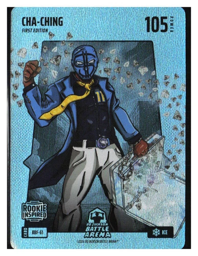 Bo Jackson Battle Arena Cha-Ching Jackson Chourio Blue Ice Battlefoil