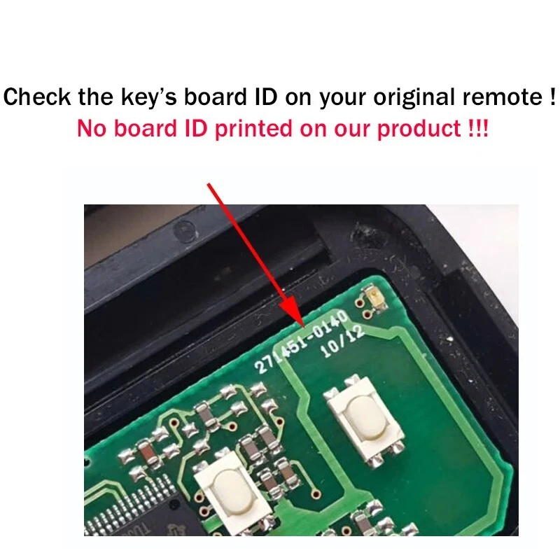 For 2007 2008 2009 Toyota Camry Keyless Smart Prox Remote Key Fob HYQ14AAB 0140 - Image 4 of 4