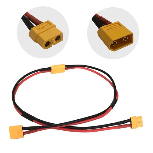 Electric Bicycle Ebike Battery Extend Cable XT60 Male Plug Connector
