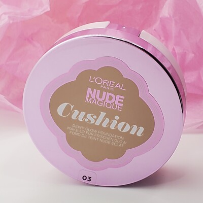 L'Oréal Paris NUDE MAGIQUE CUSHION FOUNDATION ~03 Vanilla~ SPF 29 K-Beauty MAGIC