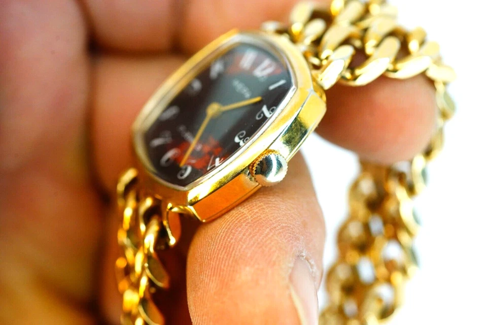 MEPA Reloj Mecánico Suizo Mujer Eslabón Cubano Pulsera 17 Joyas Reloj Pulsera Foto 4 de 4