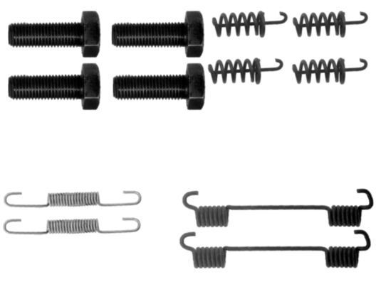 Hella 8DZ 355 201-911 ZubehöRsatz, Feststellbremsbacken FüR MERCEDES-BENZ-image