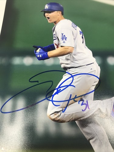2016 NLDS Dodgers Braves Joc Pederson Signed 8x10 Photo - Picture 3 of 5