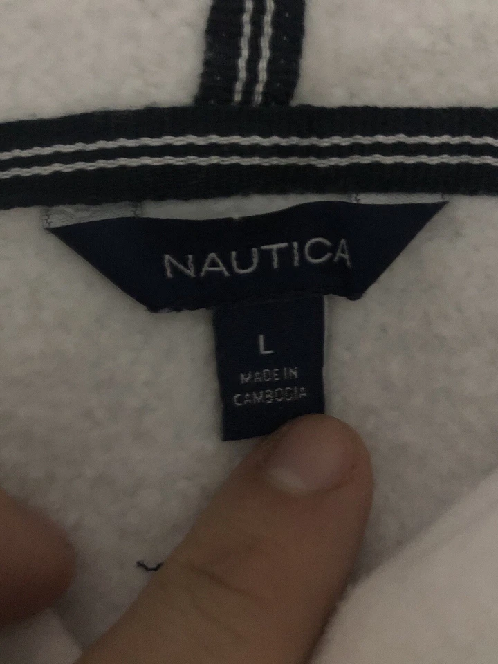 Sudadera con capucha pulóver de lana suave para mujer Nautica Foto 2 de 3