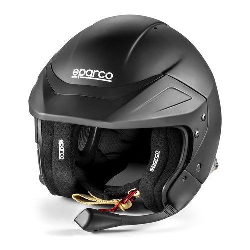Casco de carrera Sparco FLUX RJ-I 2025 cara abierta intercomunicador carrera rally FIA SNELL SPEC - Imagen 34 de 72