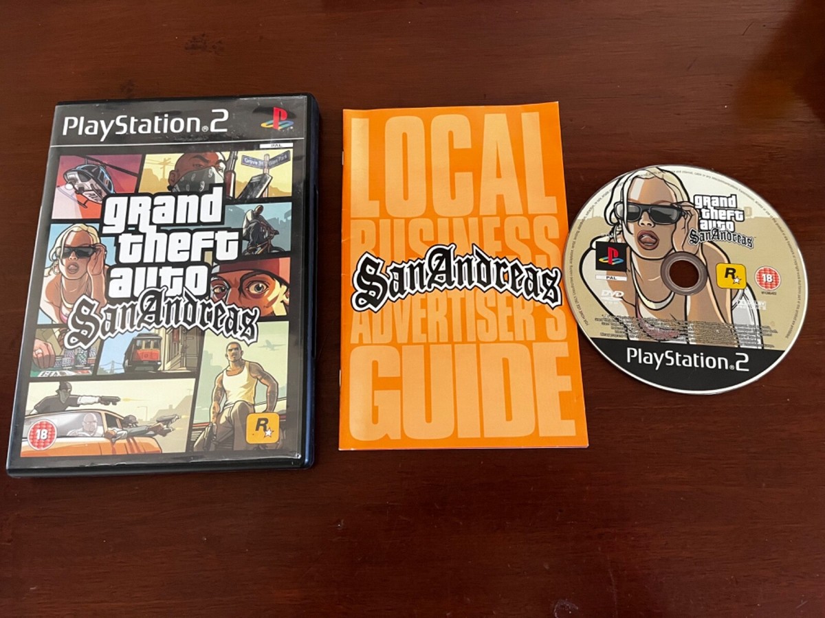Jeu de Sony Playstation 2 - Grand Theft Auto : San Andreas - Neuf sous Blister Videospiele