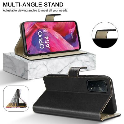 COVER PER OPPO A74 5G Custodia Flip A Libro Magnetica Portafoglio - Foto 7