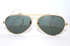 U.S. Optics Taiwan vintage Aviator Sunglasses Gold Tone